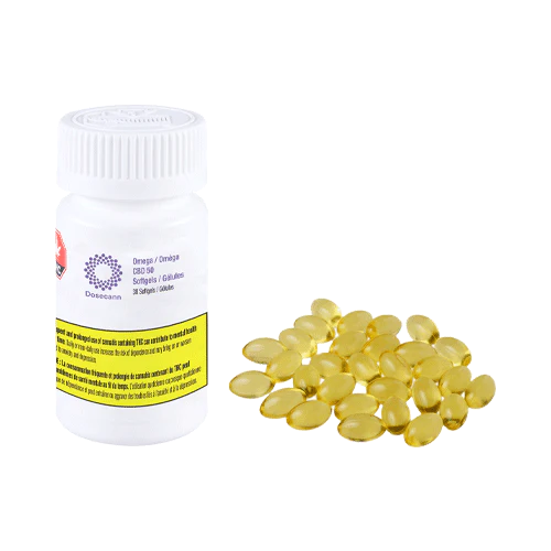 Dosecann CBD Omega 50 Capsules - Image 2