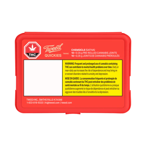 Tweed Quickies Chemsicle Pre-Roll